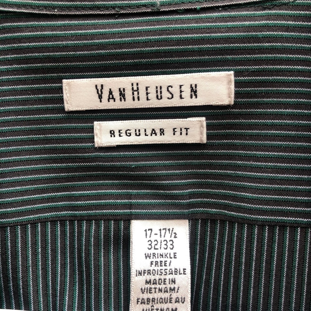 Vanhussen green button down - Picture 2 of 6
